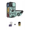 MARSİLYAN™- iPhone 16 Pro Max Kılıf Ahenk Klasik - Siyah Buffer Cam Ekran Koruyucu + Bilvis Titan Kamera Lens - TMGI