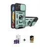 MARSİLYAN™- iPhone 16 Pro Max Kılıf Ahenk Klasik - Siyah Buffer Cam Ekran Koruyucu + Bilvis Titan Kamera Lens - SH