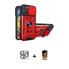 MARSİLYAN™- iPhone 16 Pro Max Kılıf Ahenk Klasik - Siyah Buffer Cam Ekran Koruyucu + Pers Alüminyum Kamera Lens - GI