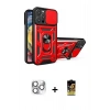 MARSİLYAN™- iPhone 16 Pro Max Kılıf Ahenk Klasik - Siyah Buffer Cam Ekran Koruyucu + Pers Alüminyum Kamera Lens - GS