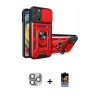 MARSİLYAN™- iPhone 16 Pro Max Kılıf Ahenk Klasik - Siyah Buffer Hayalet Cam Ekran Koruyucu + Pers Alüminyum Kamera Lens - GI