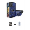 MARSİLYAN™- iPhone 16 Pro Max Kılıf Ahenk Klasik - Siyah Joko Magic 5D Cam + Gold PVD Metal Kamera Lens