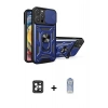 MARSİLYAN™- iPhone 16 Pro Max Kılıf Ahenk Klasik - Siyah Joko Magic 5D Cam + PVD Metal Kamera Lens - SH