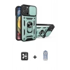 MARSİLYAN™- iPhone 16 Pro Max Kılıf Ahenk Klasik - Siyah Joko Magic 5D Cam + PVD Metal Kamera Lens - SH