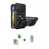 MARSİLYAN™- iPhone 16 Pro Max Kılıf Ahenk Klasik - Siyah Joko Magic 5D Cam + Raze Metal Kamera Lens - NLGY