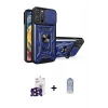 MARSİLYAN™- iPhone 16 Pro Max Kılıf Ahenk Klasik - Siyah Joko Magic 5D Cam + Bilvis Titan Kamera Lens - SH
