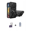 MARSİLYAN™- iPhone 16 Pro Max Kılıf Ahenk Klasik - Siyah Joko Magic 5D Cam + Bilvis Titan Kamera Lens - TMGI