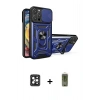 MARSİLYAN™- iPhone 16 Pro Max Kılıf Ahenk Klasik - Siyah Joko Magic 5D Hayalet Cam + PVD Metal Kamera Lens - SH