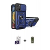 MARSİLYAN™- iPhone 16 Pro Max Kılıf Ahenk Klasik - Siyah Joko Magic 5D Hayalet Cam + Titanyum Gri Bilvis Titan Kamera Lens