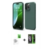 MARSİLYAN™- iPhone 16 Pro Max Kılıf Ahenk Serisi - Şeffaf 360 Full Body Arka Koruyucu + Raze Metal Kamera Lens - BZ