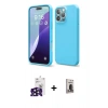 MARSİLYAN™- iPhone 16 Pro Max Kılıf Ahenk Serisi - Siyah Bilvis Hayalet Cam Ekran Koruyucu + Bilvis Titan Kamera Lens - SH