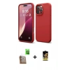 MARSİLYAN™- iPhone 16 Pro Max Kılıf Ahenk Serisi - Siyah Buffer Cam Ekran Koruyucu + Raze Metal Kamera Lens - CLTM