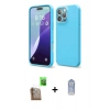 MARSİLYAN™- iPhone 16 Pro Max Kılıf Ahenk Serisi - Siyah Joko Magic 5D Cam + Raze Metal Kamera Lens - CLTM