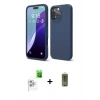 MARSİLYAN™- iPhone 16 Pro Max Kılıf Ahenk Serisi - Siyah Joko Magic 5D Hayalet Cam + Raze Metal Kamera Lens - BZ