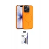 MARSİLYAN™- iPhone 16 Pro Max Kılıf Atlas Asil Prime - Siyah Bilvis 3X AR Hayalet Cam Ekran Koruyucu