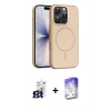 MARSİLYAN™- iPhone 16 Pro Max Kılıf Atlas Asil Prime - Siyah Bilvis 5in1 3D Magic Cam Ekran Koruyucu + Bilvis Titan Kamera Lens - TMGI