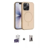 MARSİLYAN™- iPhone 16 Pro Max Kılıf Atlas Asil Prime - Siyah Bilvis Hayalet Cam Ekran Koruyucu + Bilvis Titan Kamera Lens - TMGI