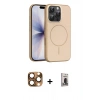 MARSİLYAN™- iPhone 16 Pro Max Kılıf Atlas Asil Prime - Siyah Bilvis Hayalet Cam Ekran Koruyucu + Pers Alüminyum Kamera Lens - CLTM
