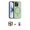 MARSİLYAN™- iPhone 16 Pro Max Kılıf Atlas Asil Prime - Siyah Bilvis Hayalet Cam Ekran Koruyucu + Pers Alüminyum Kamera Lens - CLTM