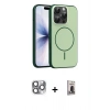 MARSİLYAN™- iPhone 16 Pro Max Kılıf Atlas Asil Prime - Siyah Bilvis Hayalet Cam Ekran Koruyucu + Pers Alüminyum Kamera Lens - GI