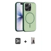 MARSİLYAN™- iPhone 16 Pro Max Kılıf Atlas Asil Prime - Siyah Bilvis Hayalet Cam Ekran Koruyucu + PVD Metal Kamera Lens - SH