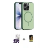 MARSİLYAN™- iPhone 16 Pro Max Kılıf Atlas Asil Prime - Siyah Buffer Cam Ekran Koruyucu + Bilvis Titan Kamera Lens - GS
