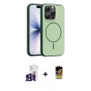 MARSİLYAN™- iPhone 16 Pro Max Kılıf Atlas Asil Prime - Siyah Buffer Cam Ekran Koruyucu + Bilvis Titan Kamera Lens - SH