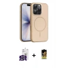 MARSİLYAN™- iPhone 16 Pro Max Kılıf Atlas Asil Prime - Siyah Buffer Cam Ekran Koruyucu + Bilvis Titan Kamera Lens - SH