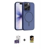 MARSİLYAN™- iPhone 16 Pro Max Kılıf Atlas Asil Prime - Siyah Buffer Cam Ekran Koruyucu + Bilvis Titan Kamera Lens - TMGI