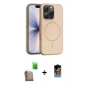 MARSİLYAN™- iPhone 16 Pro Max Kılıf Atlas Asil Prime - Siyah Buffer Hayalet Cam Ekran Koruyucu + Raze Metal Kamera Lens - CLTM