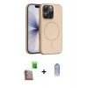 MARSİLYAN™- iPhone 16 Pro Max Kılıf Atlas Asil Prime - Siyah Joko Magic 5D Cam + Raze Metal Kamera Lens - CLTM