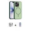MARSİLYAN™- iPhone 16 Pro Max Kılıf Atlas Asil Prime - Siyah Joko Magic 5D Cam + Pers Alüminyum Kamera Lens - GS
