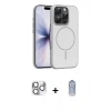 MARSİLYAN™- iPhone 16 Pro Max Kılıf Atlas Asil Prime - Siyah Joko Magic 5D Cam + Pers Alüminyum Kamera Lens - GS