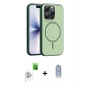 MARSİLYAN™- iPhone 16 Pro Max Kılıf Atlas Asil Prime - Siyah Joko Magic 5D Cam + Raze Metal Kamera Lens - BZ