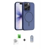 MARSİLYAN™- iPhone 16 Pro Max Kılıf Atlas Asil Prime - Siyah Joko Magic 5D Cam + Raze Metal Kamera Lens - BZ