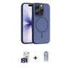 MARSİLYAN™- iPhone 16 Pro Max Kılıf Atlas Asil Prime - Siyah Joko Magic 5D Cam + Bilvis Titan Kamera Lens - TMGI