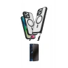 MARSİLYAN™- iPhone 16 Pro Max Kılıf Atlas Doku Koleksiyonu - Siyah 3D Antistatik Hayalet Cam Ekran Koruyucu