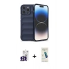 MARSİLYAN™- iPhone 16 Pro Max Kılıf Atlas Koleksiyonu - Şeffaf Pasifik Cam Ekran Koruyucu + Bilvis Titan Kamera Lens - TMGI