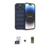 MARSİLYAN™- iPhone 16 Pro Max Kılıf Atlas Koleksiyonu - Siyah Joko Magic 5D Hayalet Cam + Bilvis Titan Kamera Lens - TMGI