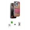MARSİLYAN™- iPhone 16 Pro Max Kılıf Atlas Minimal Özel Seri - Siyah Bilvis 3D Cam Ekran Koruyucu + Raze Metal Kamera Lens - BZ