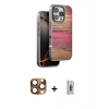 MARSİLYAN™- iPhone 16 Pro Max Kılıf Atlas Minimal Özel Seri - Siyah Bilvis 3D Cam Ekran Koruyucu + Çöl Titanyum Pers Alüminyum Kamera Lens