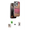 MARSİLYAN™- iPhone 16 Pro Max Kılıf Atlas Minimal Özel Seri - Siyah Bilvis 3D Cam Ekran Koruyucu + Raze Metal Kamera Lens - NLGY