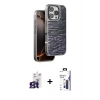 MARSİLYAN™- iPhone 16 Pro Max Kılıf Atlas Minimal Özel Seri - Siyah Bilvis 3X AR Hayalet Cam Ekran Koruyucu + Bilvis Titan Kamera Lens - TMGI