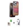 MARSİLYAN™- iPhone 16 Pro Max Kılıf Atlas Minimal Özel Seri - Siyah Bilvis 3X AR Hayalet Cam Ekran Koruyucu + Raze Metal Kamera Lens - NLGY