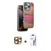 MARSİLYAN™- iPhone 16 Pro Max Kılıf Atlas Minimal Özel Seri - Siyah Bilvis 3X AR HD Cam Ekran Koruyucu + Pers Alüminyum Kamera Lens - CLTM