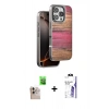 MARSİLYAN™- iPhone 16 Pro Max Kılıf Atlas Minimal Özel Seri - Siyah Bilvis 3X AR HD Cam Ekran Koruyucu + Raze Metal Kamera Lens - NLGY