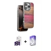 MARSİLYAN™- iPhone 16 Pro Max Kılıf Atlas Minimal Özel Seri - Siyah Bilvis 5in1 3D Magic Cam Ekran Koruyucu + Bilvis Titan Kamera Lens - SH