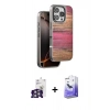 MARSİLYAN™- iPhone 16 Pro Max Kılıf Atlas Minimal Özel Seri - Siyah Bilvis 5in1 5D Magic Hayalet Cam Ekran Koruyucu + Bilvis Titan Kamera Lens - GS