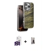 MARSİLYAN™- iPhone 16 Pro Max Kılıf Atlas Minimal Özel Seri - Siyah Bilvis Hayalet Cam Ekran Koruyucu + Bilvis Titan Kamera Lens - SH