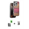 MARSİLYAN™- iPhone 16 Pro Max Kılıf Atlas Minimal Özel Seri - Siyah Bilvis Hayalet Cam Ekran Koruyucu + Raze Metal Kamera Lens - SH